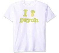 Men's I Pineapple Psych Casual T Shirt Print Tops White 3XL