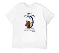 Men's I Was Born to Be Wild and Free Just Like Wolves Unisex Printed Tee Graphic Top Men Shirt T-Shirts Black XXL