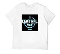 Men's Indochine Central Tour Basic Short Sleeve Graphic Unisex Tee T-Shirts White M