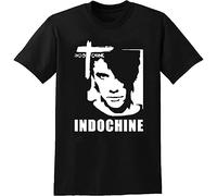 Mens Indochine Pop Rock Casual Black T-Shirt