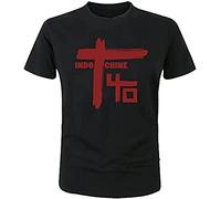 Men's Indochine Pop Rock & New Wave Humor Graphic Men's Basic Short Sleeve Cotton Casual T-Shirt XL