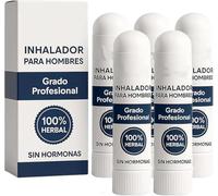 Men's Inhaler, Menstick Nasal Inhaler Stick, Natural Nasal Inhaler Stick, Stress Relief, Restores Energy and Vitality, Completely Confident (5 pièces)