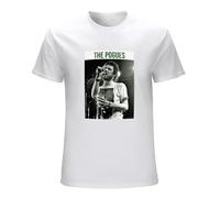 Men's Irish Folk 80S Anime Short Sleeve T-Shirgraphic Tees Slim Fit T-Shirts White L