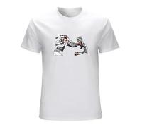 Men's Irish Micky Ward Vs Arturo Gatti Fight Boxing Graphic Top Printed Shirt Short Sleeve Mens Tee T-Shirts White L