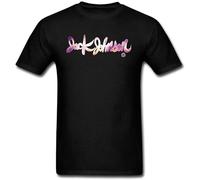 Men's Jack Johnson T Shirt Short Sleeve Round Neck Clothing Casual Black M
