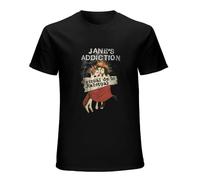 Men's Janes Addiction Ritual De Lo Habitual Album Cover Art Metal Rock T-Shirts Black XL