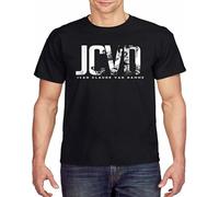 Men's JCVD Jean Claude Van Damme Initials T Shirt T-Shirts Black XL