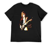 Men's Jeff Beck Guitar God Rock Concert Vintage Retro T Shirt Black S