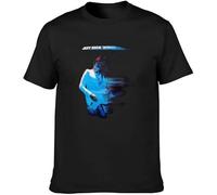 Men's Jeff Beck Rock Guitarist Wired Album Cover Regular Fit T Shirt Manches Courtes(X-Large)