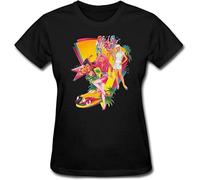 Men's Jem and Hologram T-Shirt Vintage Gift Unisex Black Tee Manches Courtes(X-Large)