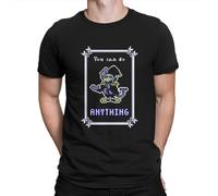 Men's Jevil Deltarune Inspirational Poster T Shirt Deltarune Game Kris Susie Ralsei Game Cotton Clothing Vintage Crewneck Tees