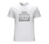 Men's Jianpanxia Convoy RD Trucking Trucker Movie T-Shirts White 3XL