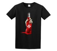 Men's Juggernog Bottle of Blood Fashion Style Fitness Brands Sizeblack T-Shirt Black 3XL