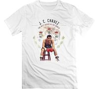 Men's Julio Cesar Chavez Jr. Graphics Art Crew-Neck T-Shirt Manches Courtes(Small)
