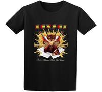 Men's Kansas Band Theres Know Place Like Home T Shirt Print Tees Short Sleeve O Neck Black XL