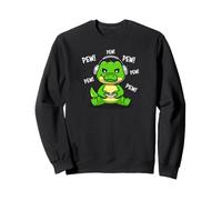 Mens Kids Boys Girls Pew Video Gamer Alligator Crocodile Sweatshirt