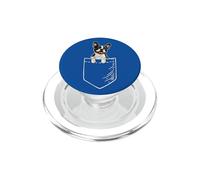 Mens Kids Boys Love Pocket Boston Terrier Dog Lover PopSockets PopGrip pour MagSafe