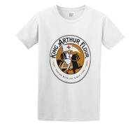 Men's King Arthur Flour Logo Cotton T Shirt White L