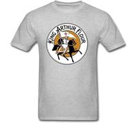 Men's King Arthur Flour Logo Short Sleeve T Shirt Grey 3XL