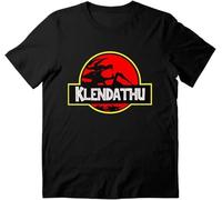 Mens Klendathu Birthday Starship Cotton Troopers Tee Style Sleeve Unisex Graphic T-Shirt for Friends Mothers Day Multicolor(Large)