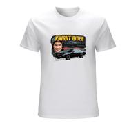 Men's Knight Rider Tee Funny 80S TV Show David Hasselhoff Kitt Vintage Dad Knight Rider Tee Funny 80S TV Show David Hasselhoff Kitt Vintage Dad T-Shirts White L