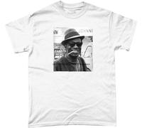 Men's Koszulka Lightnin' Hopkins Men's T Shirt Fashion Casual Cool Tee Shirts White M