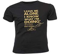 Men's Leave Me Alone I Know What I'm Doing - Kimi Raikkonen Quote T Shirt Black L
