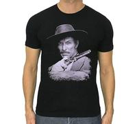 Men's Lee Van Cleef T-Shirt Western Actor Movie Cotton Black The B Black S