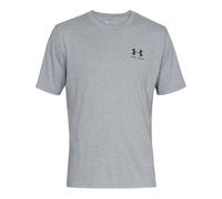 Men's Left Chest Logo T-Shirt Steel/Black S S