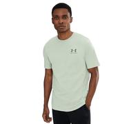 Men's Left Chest Logo T-Shirt Titanium/Clay Green S S