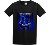 Men's Leonard Cohen Live in London Regular Fit T Shirt Size XL