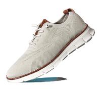 Men's Lightweight Mesh Casual Dress Sneakers, Soft Sole Business Casual Shoes for Travel, Office, Daily Wear (Beige,42)