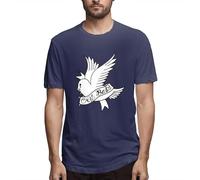 Men's Lil P Baby Cry Short Sleeve Solid Crew Neck T-Shirt Manches Courtes(XX-Large)