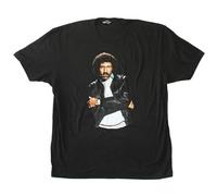 Men's Lionel Richie All Night Long Pic Image T Shirt Black 3XL