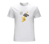 Men's Live Aid Logo Rock Music Concert T-Shirts White XL