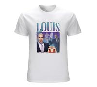 Men's Louis Litt Homage Tee Funny Suits Fandom Icon Legend 90'S Retro Graphic T-Shirts White 3XL