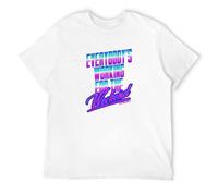 Men's Loverboy Everybodys Working for The Weekend Mens Band Tee T-Shirts White XL