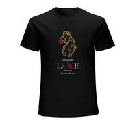 Men's Luke 1977 Fashion Graphic Tee T-Shirts Black XL