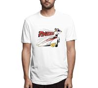 Mens M-ACH Go Go Go SP-Eed Ra-CER Funny Soft Men's Pop Short Sleeves Graphic Novelty T Shirt Large Manches Courtes(XX-Large)