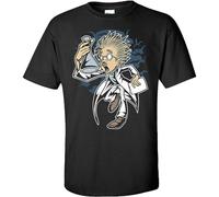 Men's Mad Scientist Women T-Shirts Black XL