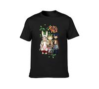 Men's Made in Abyss Group Graphic Tee Printed Top Mens Shirt T-Shirts Black S