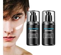 Men's Makeup Cream for Brightening, Moisturizing & Spots Covering, Men's Makeup Cream moisturizing cream, Hydration makeup cream for men, Men's Moisturizing Concealer Isolation Cream 50G (2PC)