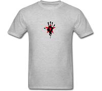 Men's Mano Negra Latin Alternative Logo Short Sleeve T-Shirt Grey S