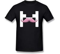 Men's Markiplier Logo T-Shirt Fashion Spring Summer Casual Short Sleeve O Neck Black M