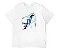 Men's Men Okabe and Kurisu Steins Gate Summer Cotton Short Sleeve Fashion Casual Tees Tops Harajuku T-Shirts White XXL