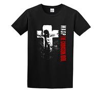 Men's Men W.A.S.P. The Crimson Idol Heavy Metal Graphic Tee S Shirt T-Shirts Black XL