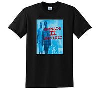 Men's Menace II Society T Shirt 4K Bluray Poster Tee Shirt Top Short Sleeve T-Shirt Black L