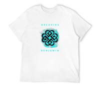 Men's Mens Breaking Benjamin Cotton Fashion Shirt, TEED T Shirt T-Shirts White L