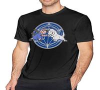 Men's Mens Fashion Fullmetal Fusion Ha! T-Shirts Black XL