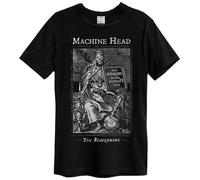 Men's Mens Machine Head The Blackening - Amplified Clothing Short Sleeve Crewneck Tee T-Shirts Black M